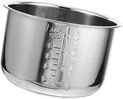 BESTYASH Household Electric Cooker Stainless Steel Inner Pot Multi Purpose Cooking Pot Replacement for Rice and Cakes Kitchen Accessory with Excellent Heat Transfer