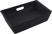 Duole Under Seat Storage Box Fit for Tesla Model Y Organizer Tray Storage Box Compartment Felt Fabric High Capacity Organizer Drawer