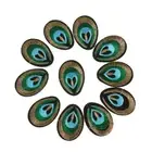 20pcs Iron On Patch DIY 3D Peacock Patches Sewing Craft Peacock Eye for Clothes