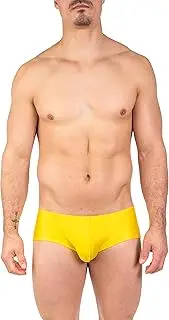 [Gary Majdell Sport] Mens Solid Hipster Bikini Swimsuit