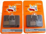 Hope Tech X2 Brake Pads x4 pairs Premium Dual Compound Semi Metallic Alligator