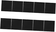 ULTECHNOVO 10Pcs Black CD Dvd Sleeves Paper Disc Holders for Organized Storage Protective Envelopes for Blank Dvds and Fit for Easy Access to Advertising Materials
