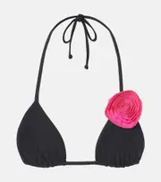 [Same] Same Rose halterneck bikini top AU 12 black