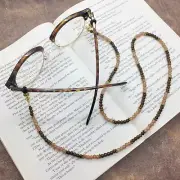 Brown Eyeglass Holder Beaded Glasses Necklace Eyeglasses Chain Sunglasses Cord