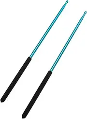 OFFIGAM 1 Pair Alloy Drum Sticks for Percussion Instruments Durable and Comfortable Design for Beginners for Snare and Jazz Drums Lightweight and Polished for Reduced Hand Fatigue