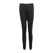 New Women's Merino Wool Top Pants Thermal Leggings Long Johns Underwear - Women's Leggings - Black