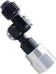 BE-TOOL Airless Paint Spray Gun Swivel Joint Thread Swivel Joint 360 Degree Rotation Adjustable Paint Spray Gun Threaded Swivel Joint Easy to Use(Black)