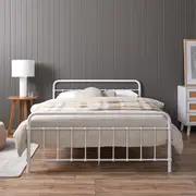 Sonata Queen Bed - White
