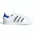 ADIDAS SUPERSTAR W 女鞋 白藍色 皮革 貝殼頭 鋸齒三線 休閒鞋 IE9638