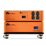 [US Direct] Cloudenergy 48V 150Ah 7.68Kwh Stackable LiFePO4 Battery with 6kw Inverter 60A MTTP 10 Year Lifetime Perfect