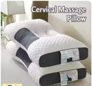 Honeycomb massage pillow to protect cervical vertebra, antibacterial & Anti-mite