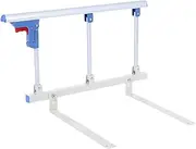 Safety Bed Rail for Elderly Adults, 3-Section Aluminum Alloy Bed Assist Guard Rail, Collapsible Bedside Rail for King/Queen Size Bed