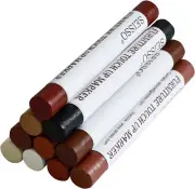 SEISSO Wood Filler Sticks, Furniture Wax Crayons for Scratches, 10 Pcs Wood