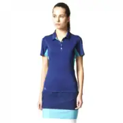 Adidas Women's Blue Polo Shirt Climacool Stretch UV Protection XS, S, M , L & XL