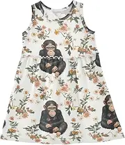 [Caihoyu] Girl Dress Kid Fashion Spring Dresses Summer Active Playwear, Multicolor09, 3 Years