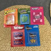 Doritos /Cheetos/ Bubble Yum/ Jolly Rancher/Twizzlers Jumbo Erasers Set Of 5 New