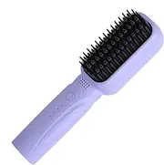 Straightening Brush | Portable Ionic Hair Straightener Comb - Personal Care Supplies, 3 Levels Adjustable Rechargeable Styling Comb For Women And Girls