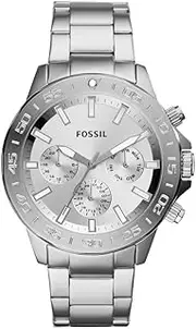 [FOSSIL] Bannon Silver Analog Watch BQ2490