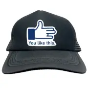 YOU LIKE THIS SHOCKER Trucker Cap Foam Baseball Cap Hat Logo Mesh HF0096