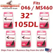Copperhead 5-Pack 32" PRO Chains 105DL 3/8 .050 for STIHL 046 / MS460 - 33RS-105