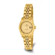 Ladies Charles Hubert IP-plated Gold-tone Dial Watch