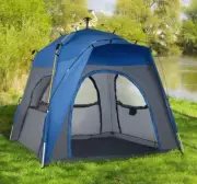 4 Person Pop Up Camping Tent Quick Easy Setup Automatic Hydraulic Family Travel