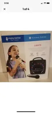 Singing Machine SML283BKD Karaoke Player Black NIB