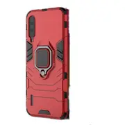 2Pcs PC + TPU Shockproof Protective Case with Magnetic Ring Holder for Xiaomi CC9e / A3(Red)