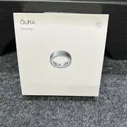 Oura Ring gen 4 - Brushed Silver- Size 10- Smart Ring, NEW