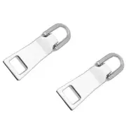 2Pcs Zipper Pull Replacement Zipper Repair, Zipper Slider Pull Tab, for Lugga...
