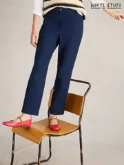 White Stuff Blue Savannah Stretch Trousers (F35093) | $150