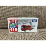 TAKARA TOMY 多美 119 消防升降車 2017新車貼紙 現貨 正版