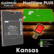 Garmin HuntView PLUS KANSAS Map - MicroSD Birdseye Satellite Imagery 24K Hunt