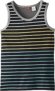 [UNIONBAY] Big Boys' Porter Yarn-Dye Jersey Tank Top - Gray