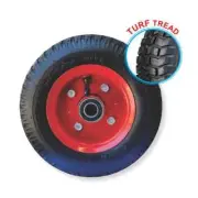Grip 52100 200mm Rubber Two Piece Steel Core Pnuematic Offset Wheel