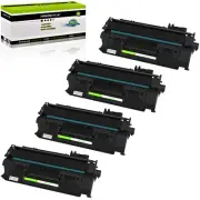 4PK CF280A 80A Laser Toner Cartridge For HP LaserJet Pro 400 M401A M401DW M425DN