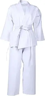 Sosoport 1set Adult Karate Uniform Breathable Design Durable Training Clothes for Taekwondo Practice Quick Drying Reinforced Stitches Comfortable Fit