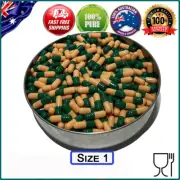 5000pcs Empty Hard Gelatin Capsules Size 00 Size 0 Size 1 Size 2 Size 3 Size 4