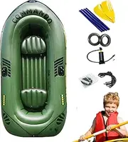 Inflatable Fishing Boat, Inflatable Boat, Floating Boat For Water Sports | Hiking Kayak For 2 Persons/3 Persons, Portable Boat, Raft Sport, Canoe Kayak For Lakes, Fishing, Coast
