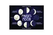 Grindstore Moon Phases Mini Poster (Black/White) (One Size)
