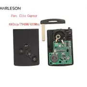 Keyless Smart Remote Key Card For Renault Megane Fluence Laguna Scenic Clio Captur Koleos 433MHz ID46-PCF7952 4AChip 7953M C Clio