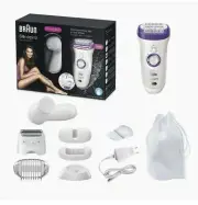 Braun Silk epil 9 Epilator Wet & Dry 7 Extras Bonus Edition Model 9-579 New