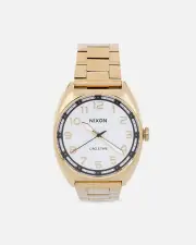 [NIXON] Nixon The Mullet Watch Light Gold/white - Size ONE ONE Light Gold/Whit