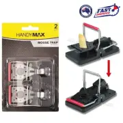 2Pcs Mouse Trap Snap Rat Killer Reusable Rodent Catcher Easy to Use Mice Traps