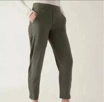 NWT** Athleta Brooklyn Ankle PANT*** Mountain Olive Green***Plus Size 24***$99