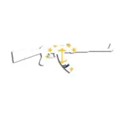 Rhode Island State Shape AK-47 Sticker