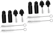 VILLFUL 1 Set Beer Tap Cleaning Kit Draft Cleaning with Brushes Easy to Use Beer Plug Covers for Home and Bar Kegs