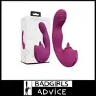 VIVE Yumi - 16.6cm G Spot Usb Vibrator 3 Motors 3 Level Tongue Flicker 10 Speed