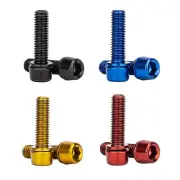 Bicycle Stem Bolts Mountain Bike Riser Fixed Screws Good Toughness Fixing Tool