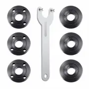 7PCS Angle Grinder Nut Angle Grinder Wrench Kit 5/8-11 Flange Metal Lock Nut ...